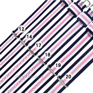 Watchband /  DW替用 各品牌通用透亮米蘭編織不鏽鋼錶帶 黑色 歷史價格詳細信息