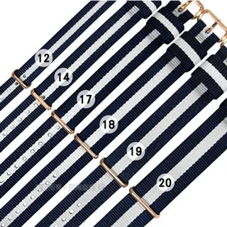 Watchband /  DW替用 各品牌通用透亮米蘭編織不鏽鋼錶帶 黑色 歷史價格詳細信息