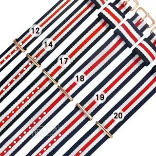 Watchband /  DW替用 各品牌通用透亮米蘭編織不鏽鋼錶帶 黑色 歷史價格詳細信息