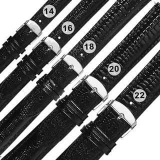 Watchband /別緻鮮亮色澤蜥蜴紋路壓紋真皮錶帶 紅色 歷史價格詳細信息