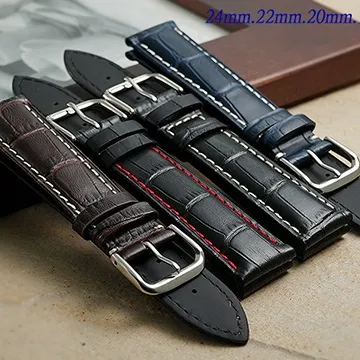 20mm 22mm 24mm高質感蛇腹式潛水風格PU水鬼錶帶, citizen seiko sbbn promaster 歷史價格詳細信息