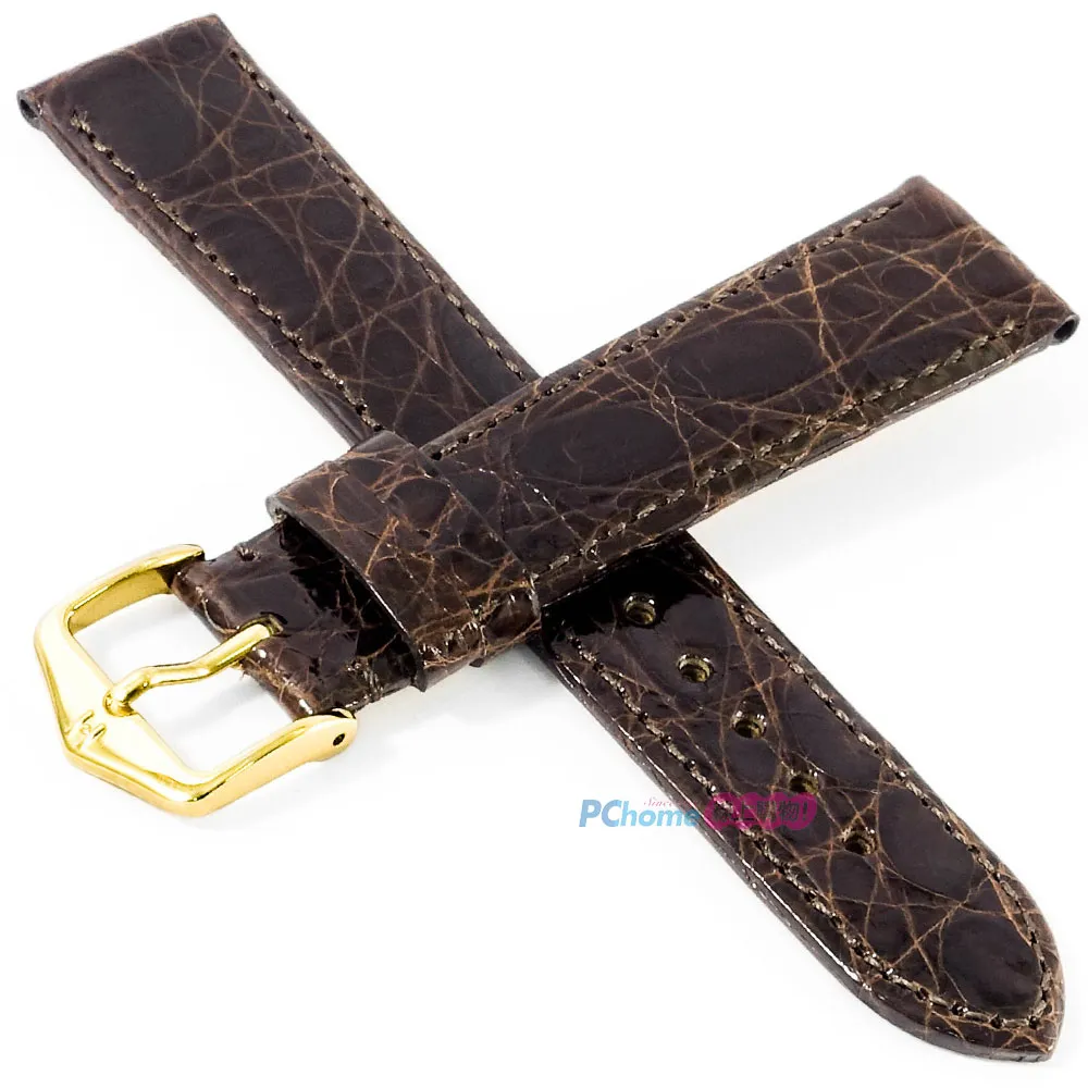 【海奕施 HIRSCH】鱷魚皮錶帶 Prestige L 黑色 附工具 02208050 鱗片紋理光滑 歷史價格詳細信息