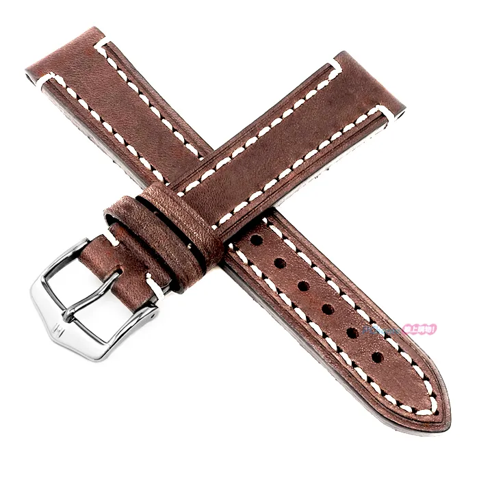 【海奕施 HIRSCH】皮革錶帶 Crocograin L 深棕色 附工具 12322810 光亮鱷魚紋底 歷史價格詳細信息