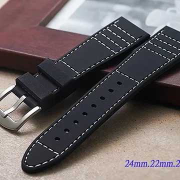 防水舒適-Armani 代用 精美矽膠錶帶 ( 23mm ) 歷史價格詳細信息