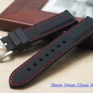 軍錶.運動錶專用 高級柔軟牛皮錶帶 ( 22mm) 歷史價格詳細信息