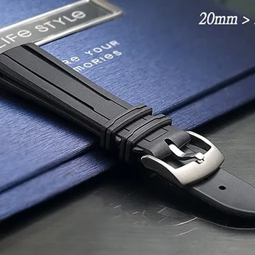 防水舒適-特殊高科技氟橡膠高質感快拆式錶帶 ( 22mm.20mm.18mm ) 歷史價格詳細信息
