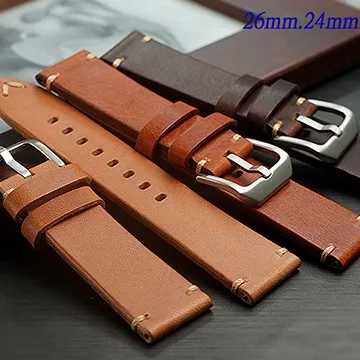 22mm 24mm手工蛇皮真皮錶帶適配沛納海 PAM441 PAM312 真利時青銅 錶帶換[橙子數碼配件] 歷史價格詳細信息