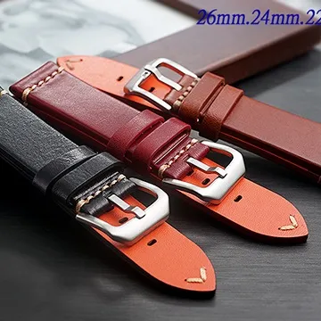 22mm 24mm手工蛇皮真皮錶帶適配沛納海 PAM441 PAM312 真利時青銅 錶帶換[橙子數碼配件] 歷史價格詳細信息