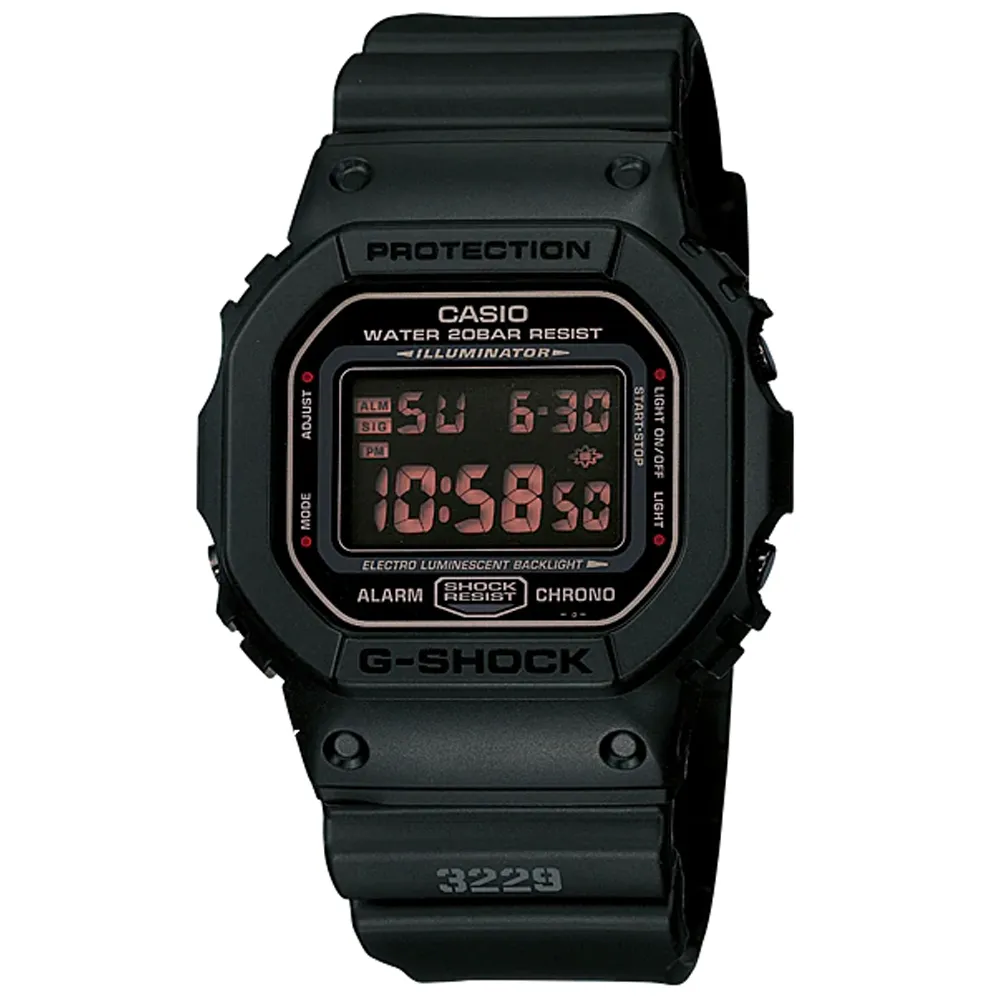 CASIO卡西歐 G-SHOCK 經典電子腕錶 DW-5600MS-1 歷史價格詳細信息