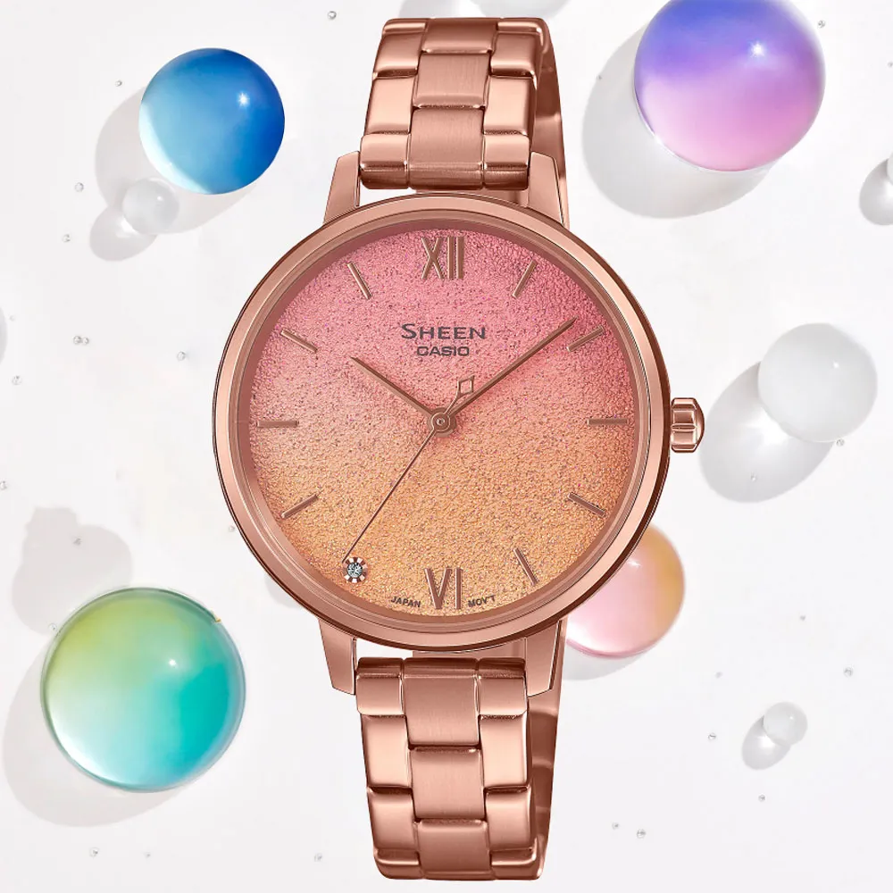 卡西歐 CASIO / SHE-4541PG-2A / SHEEN系列 [ 官方直營 ] 歷史價格詳細信息