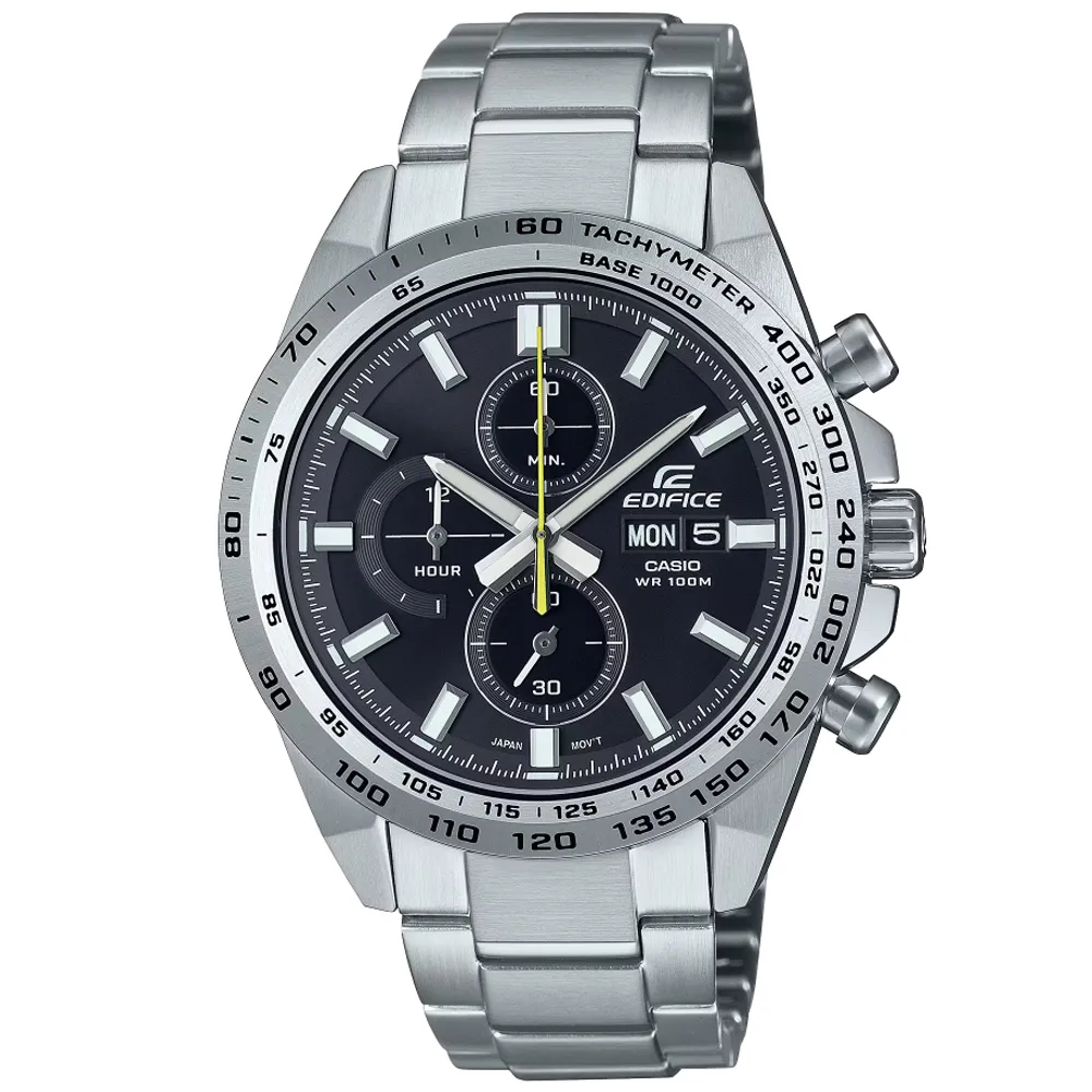 CASIO 卡西歐 EDIFICE 計時功能 經典運動型腕錶-黑色(EFV-650D-1AV) 歷史價格詳細信息