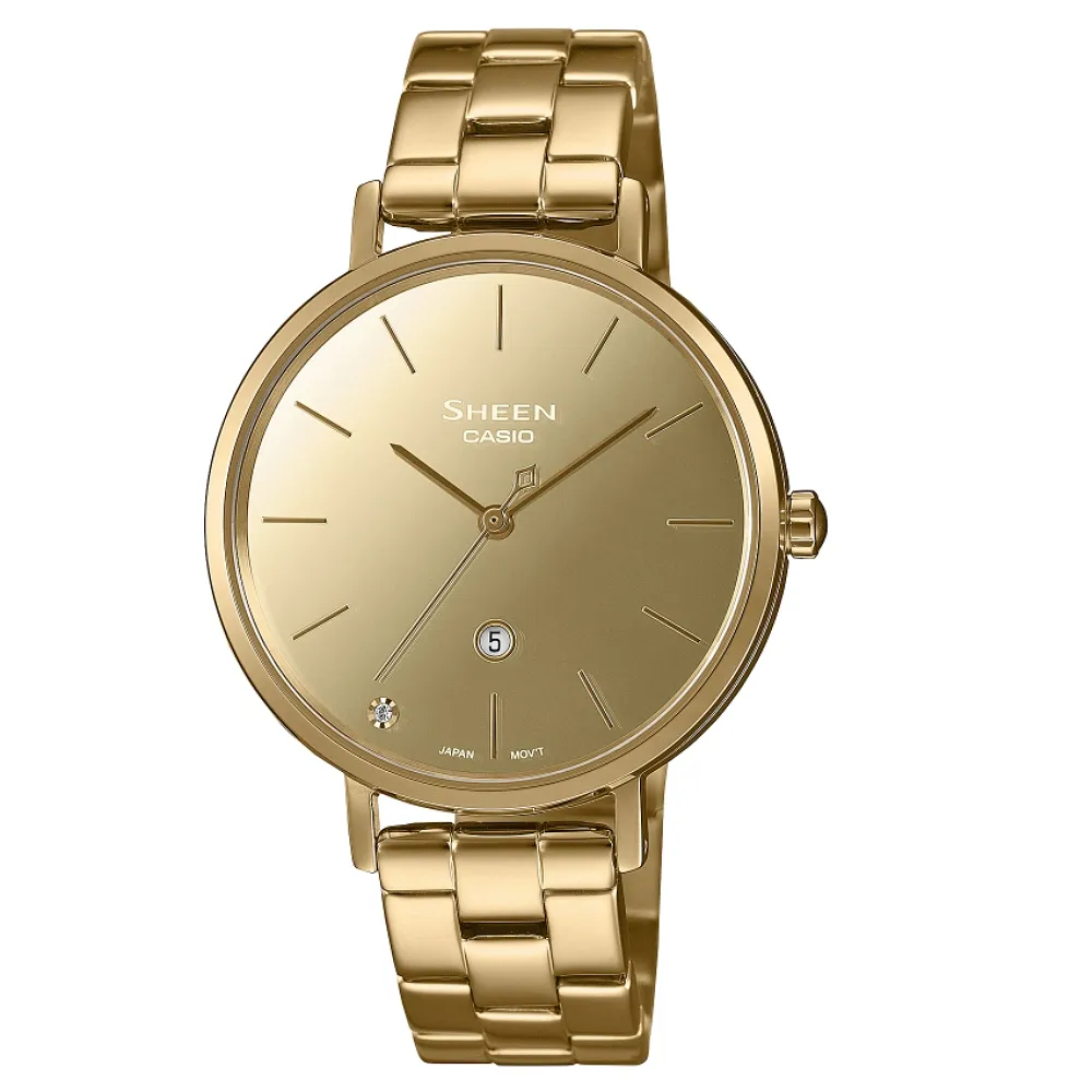 CASIO卡西歐 SHEEN 極簡時尚腕錶-玫瑰金 SHE-4562PGM-5A 歷史價格詳細信息