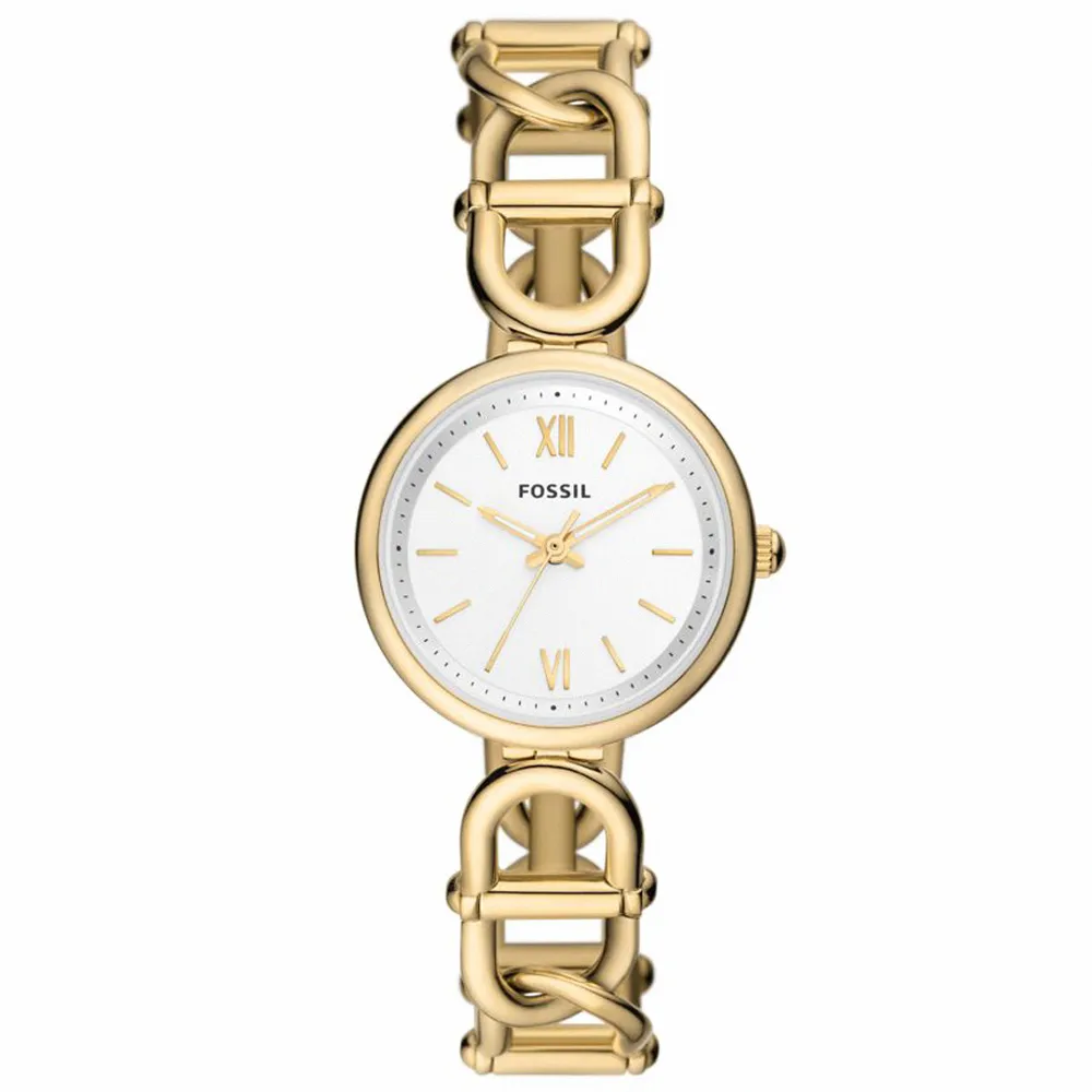 FOSSIL ES5273手錶 銀白面 玫瑰金色 可拆式不鏽鋼 手鍊 女錶【錶飾精品】 歷史價格詳細信息