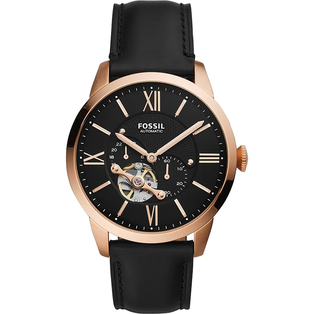 FOSSIL Townsman 爵士小鏤空機械錶-藍x咖啡/44mm ME3110 歷史價格詳細信息