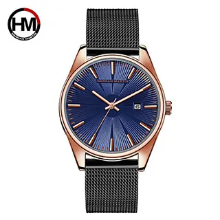 【HANNAH MARTIN】浩瀚博宇鑲鑽刻度設計米蘭帶男錶-HM-901 歷史價格詳細信息