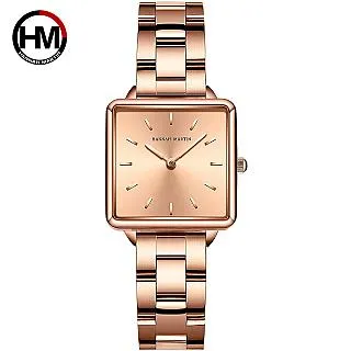 【HANNAH MARTIN】日本機芯 輕奢ins方形防水錶-白 棕皮帶(HM-108 PZ 1) 歷史價格詳細信息