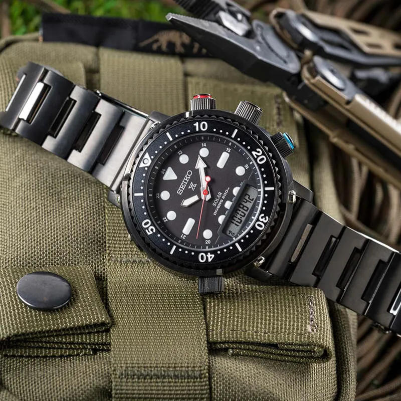 【Seiko精工】H855-00C0SD/SNJ037P1 雙顯太陽能200米潛水錶 46.9mm 歷史價格詳細信息