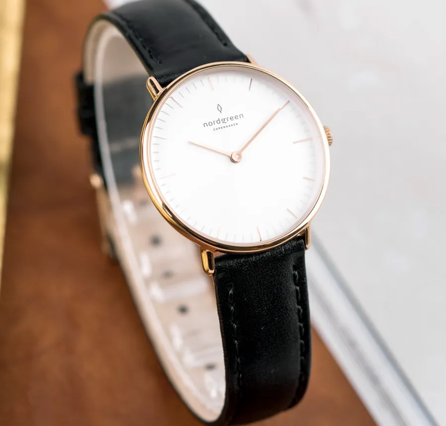 Nordgreen Native 本真 極夜黑時尚米蘭錶帶 深空灰殼×藍面 36mm (NR36GMMEBLNA) 歷史價格詳細信息