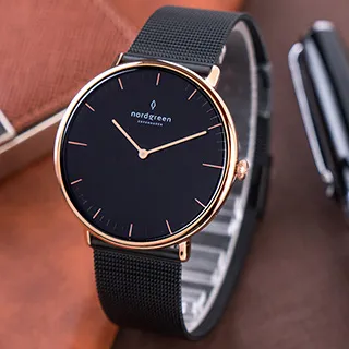 Nordgreen Native 本真 極夜黑時尚米蘭錶帶 深空灰殼×藍面 36mm (NR36GMMEBLNA) 歷史價格詳細信息