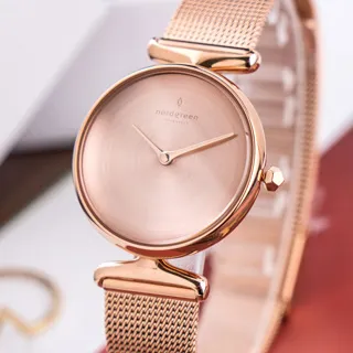 【Nordgreen】ND手錶 Unika 獨特 28mm 玫瑰金殼×黑面 極夜黑真皮錶帶(UN28RGLEBLBL) 歷史價格詳細信息