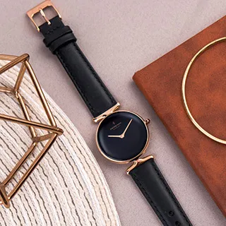 【Nordgreen】ND手錶 Unika 獨特 28mm 玫瑰金殼×黑面 極夜黑真皮錶帶(UN28RGLEBLBL) 歷史價格詳細信息