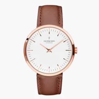 【Nordgreen】Infinity無限x玫瑰金 北歐藍尼龍帶腕錶 40mm(IN40RGNYNAXX) 歷史價格詳細信息