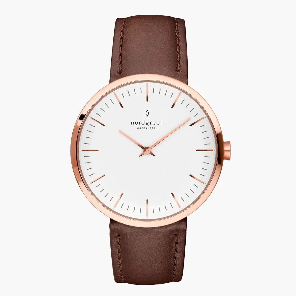 【Nordgreen】Infinity無限x玫瑰金 北歐藍尼龍帶腕錶 40mm(IN40RGNYNAXX) 歷史價格詳細信息