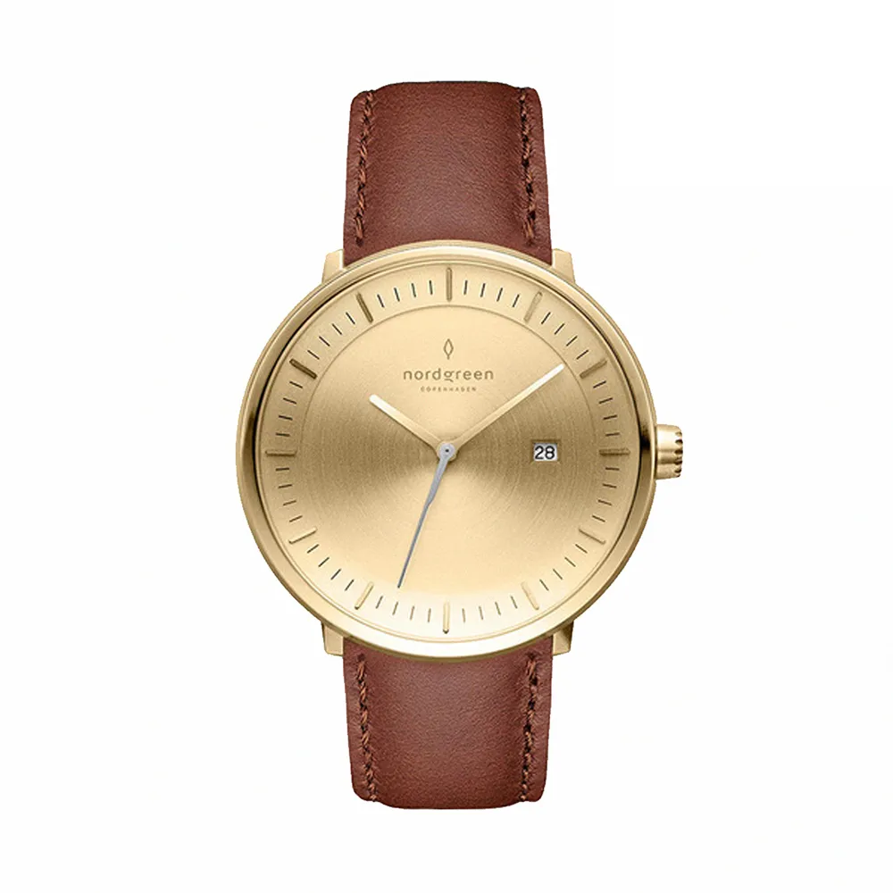 Nordgreen Philosopher - 復古棕真皮深空灰色36MM(PH36GMLEBRXX-D) 歷史價格詳細信息