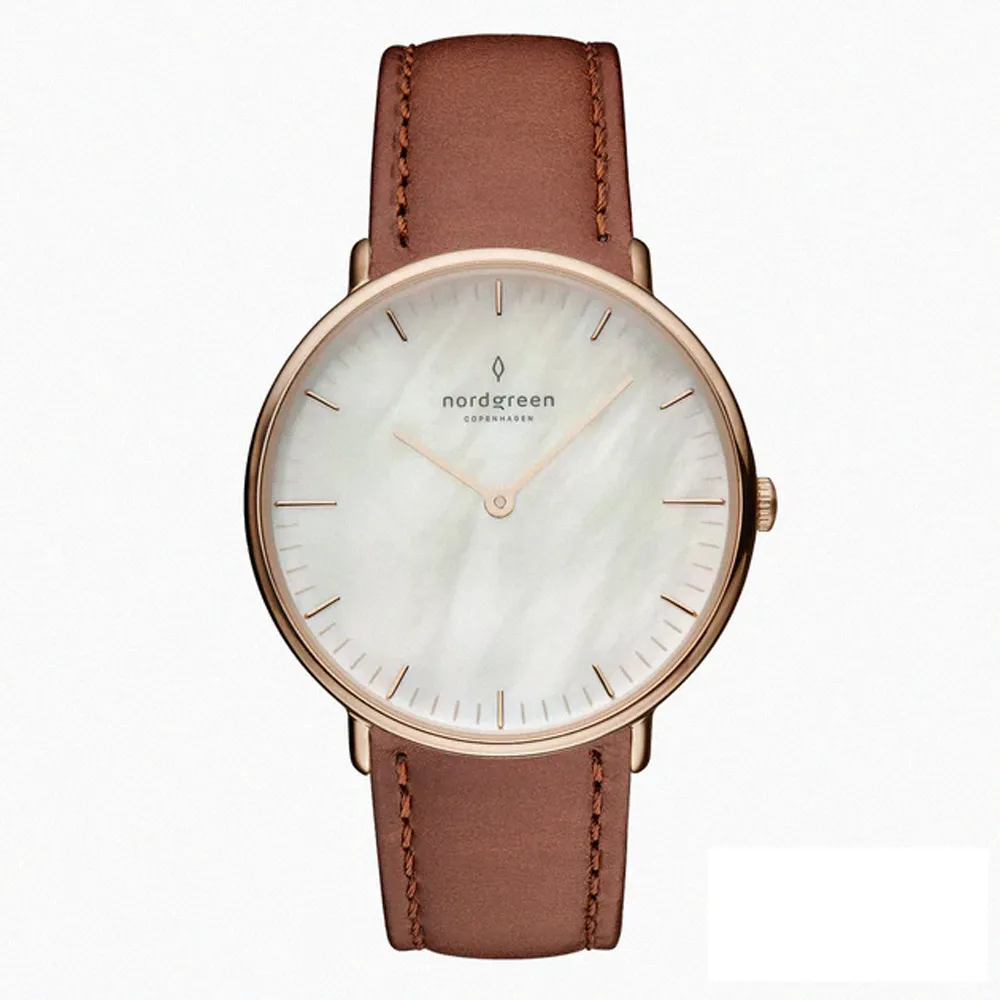 【Nordgreen】ND手錶 Native 本真 36mm 玫瑰金殼×白面 北歐藍尼龍錶帶(NR36RGNYNAXX) 歷史價格詳細信息
