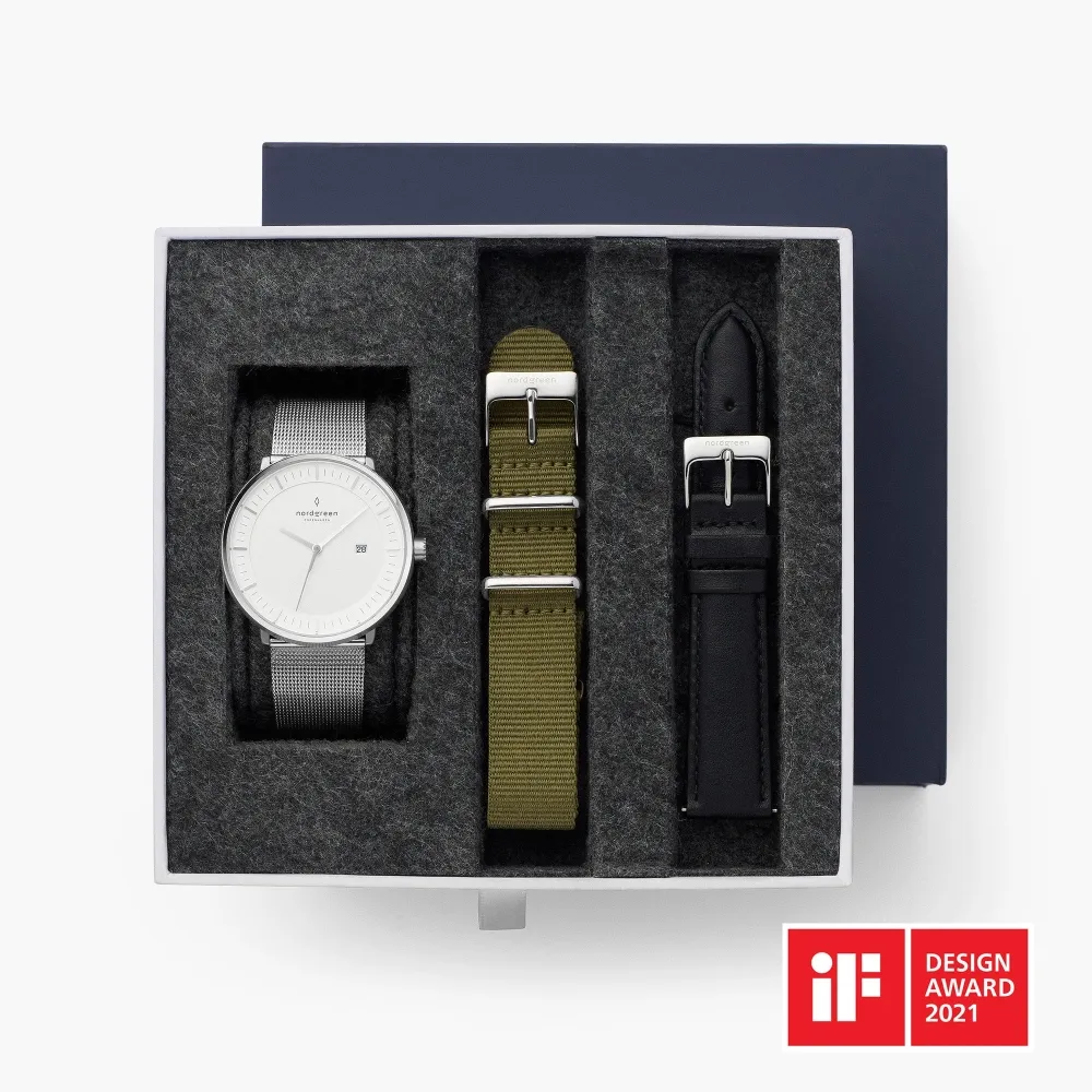 Nordgreen Philosopher哲學家 月光銀系列鈦鋼米蘭錶帶腕錶40mm(PH40SIMESIXX) 歷史價格詳細信息