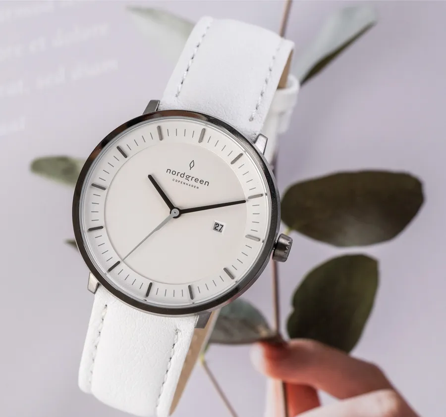 【Nordgreen】Philosopher哲學家x月光銀 復古棕真皮錶帶腕錶 40mm(PH40SILEBRXX) 歷史價格詳細信息