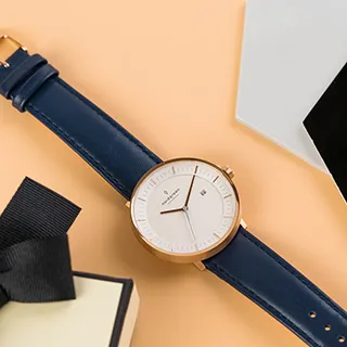 Nordgreen Philosopher - 北歐藍真皮40mm 歷史價格詳細信息