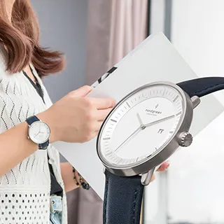 Nordgreen Philosopher - 北歐藍真皮40mm 歷史價格詳細信息