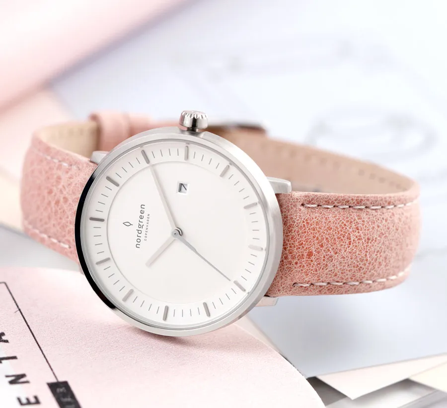 【Nordgreen】Philosopher哲學家x玫瑰金 北歐藍真皮錶帶腕錶 36mm(PH36RGLENAXX) 歷史價格詳細信息