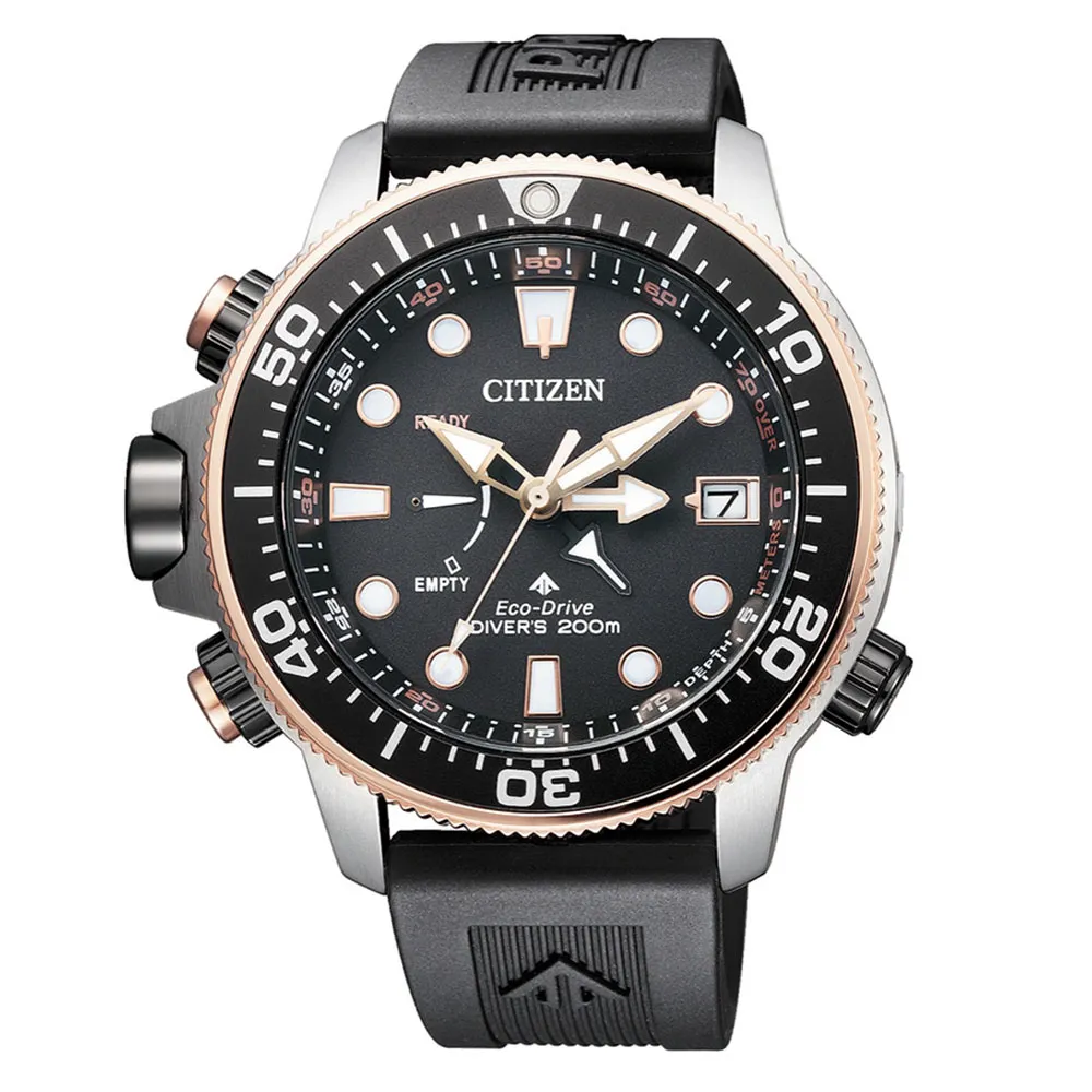 CITIZEN星辰 PROMASTER系列 光動能玫瑰金潛水腕錶 46.1mm/BN2037-11E 歷史價格詳細信息