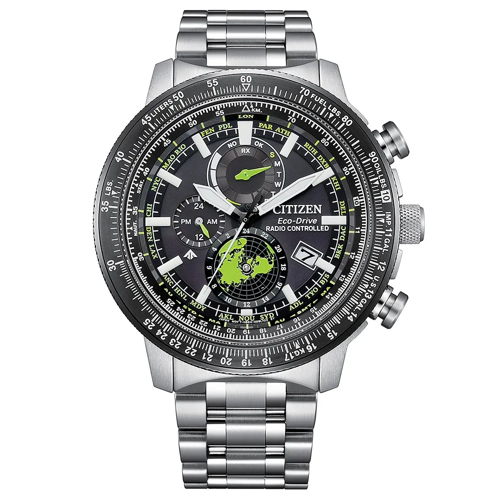 CITIZEN 星辰 PROMASTER 光動能電波飛行錶 北半球城市時間手錶(BY3006-53E) 歷史價格詳細信息