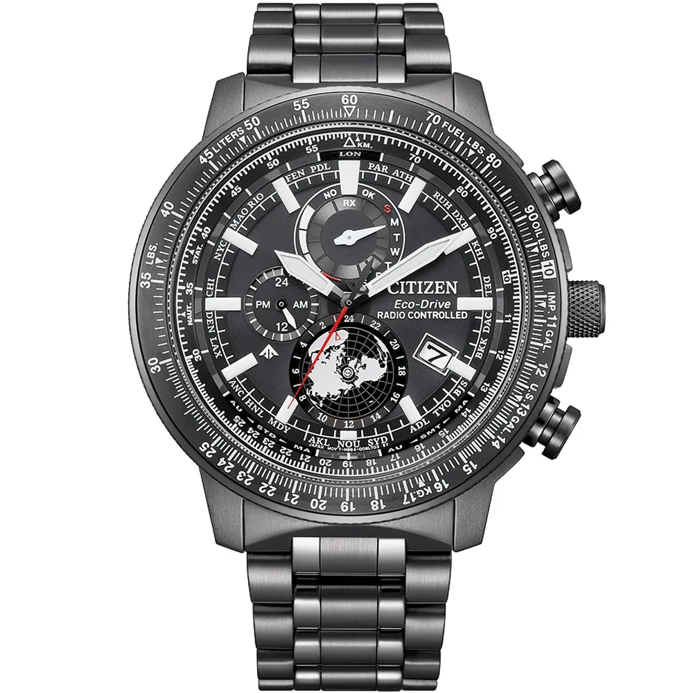 CITIZEN 星辰 PROMASTER 光動能電波飛行錶 北半球城市時間手錶(BY3006-53E) 歷史價格詳細信息