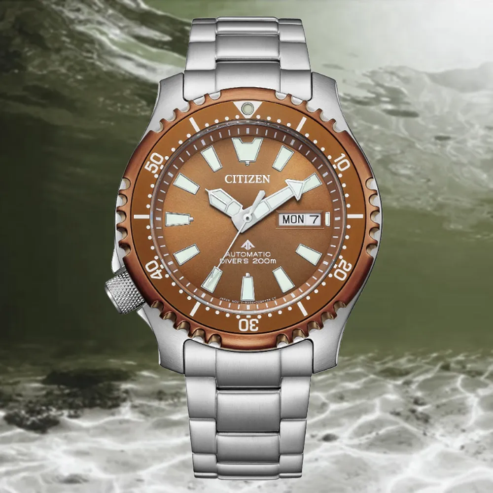 CITIZEN 星辰PROMASTER 鋼鐵河豚潛水機械腕錶NY0111-11E 歷史價格詳細信息