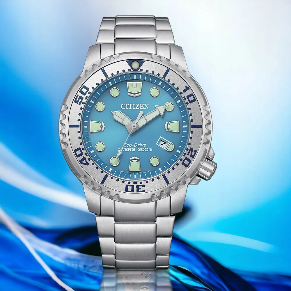 【CITIZEN 星辰】Promaster 水鬼光動能潛水錶-藍x銀/44mm 雙11限定(BN0165-55L) 歷史價格詳細信息