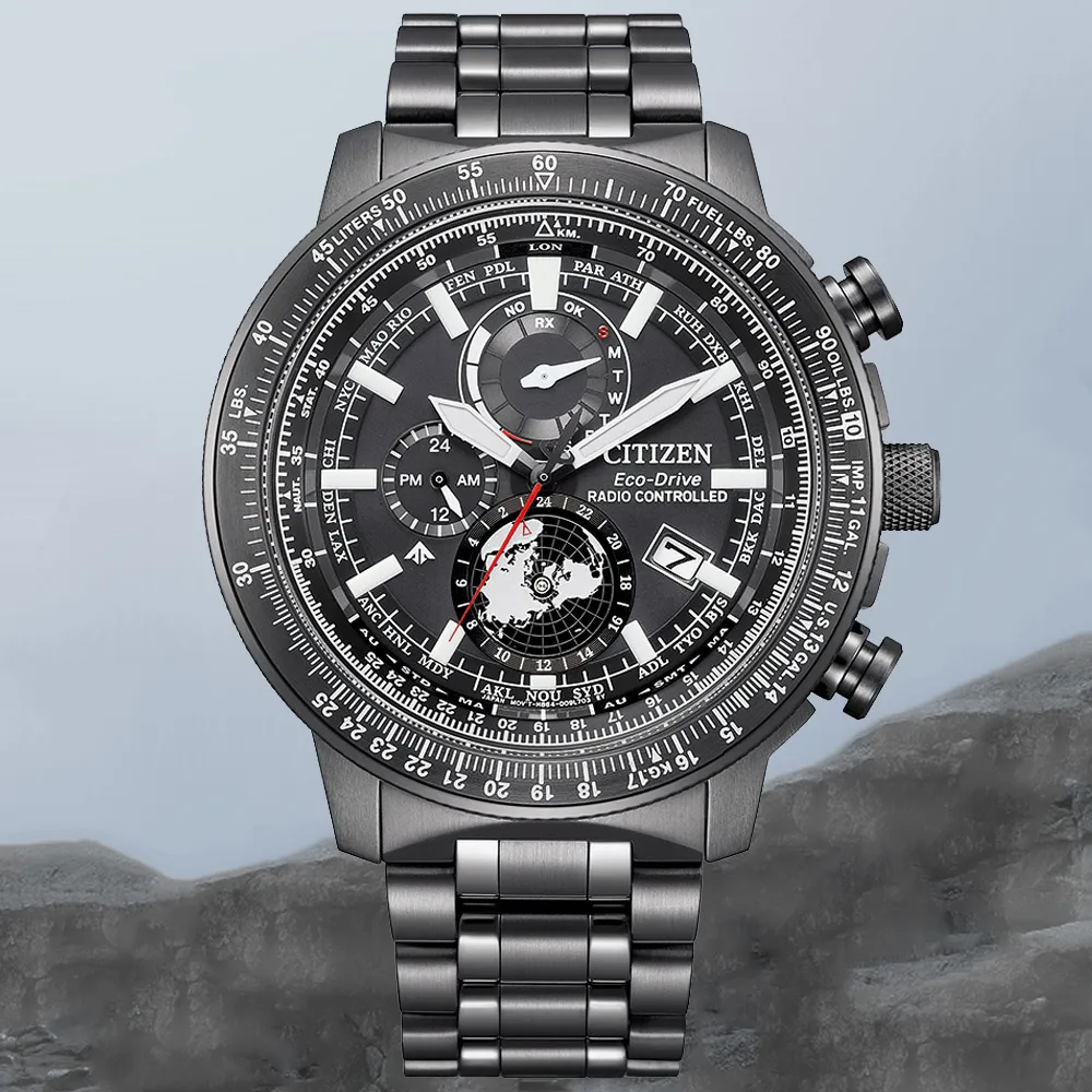 CITIZEN 星辰 PROMASTER 光動能電波飛行錶 北半球城市時間手錶(BY3006-53E) 歷史價格詳細信息