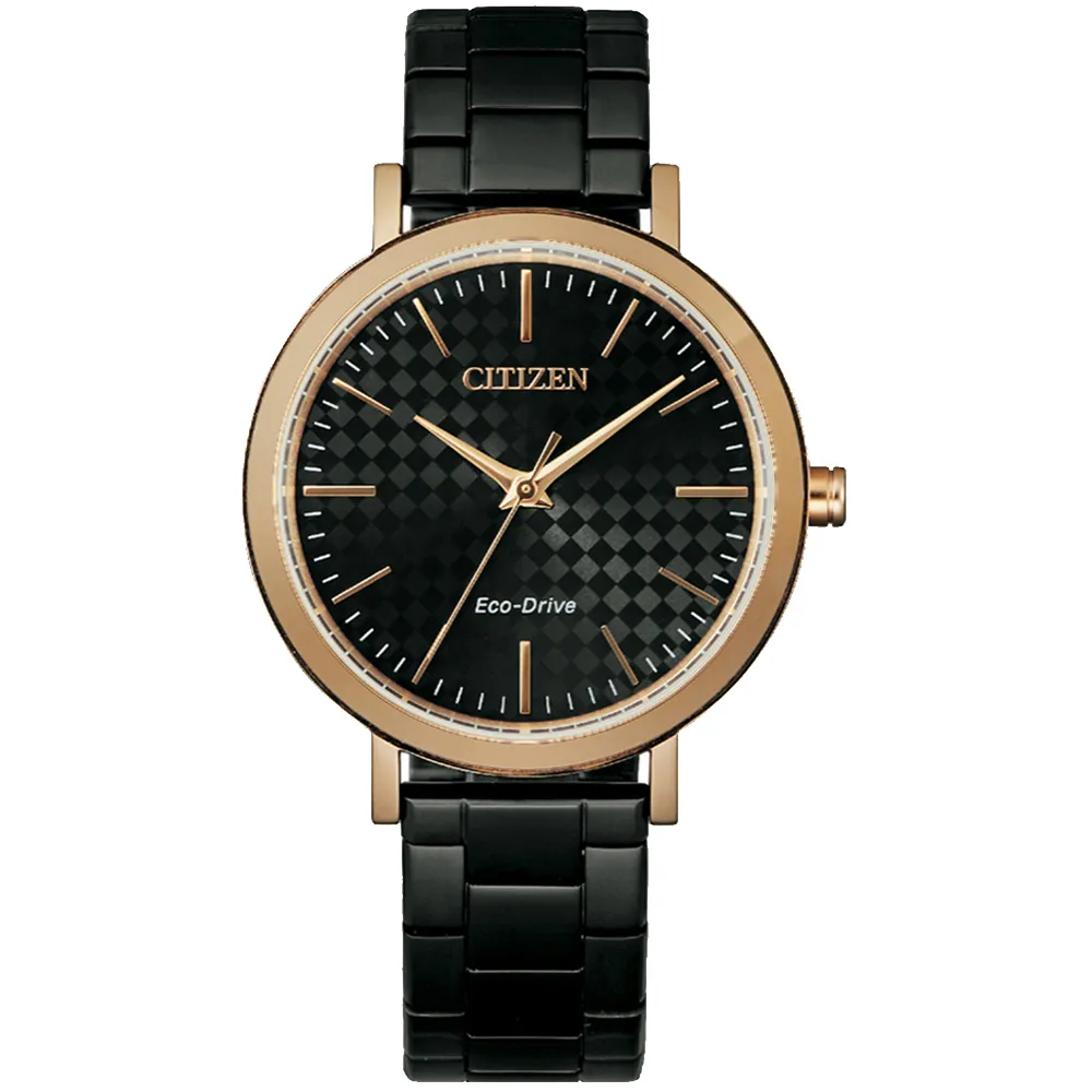 CITIZEN 星辰 光動能菱格紋時尚女錶/米/32mm/EM0509-10A 歷史價格詳細信息