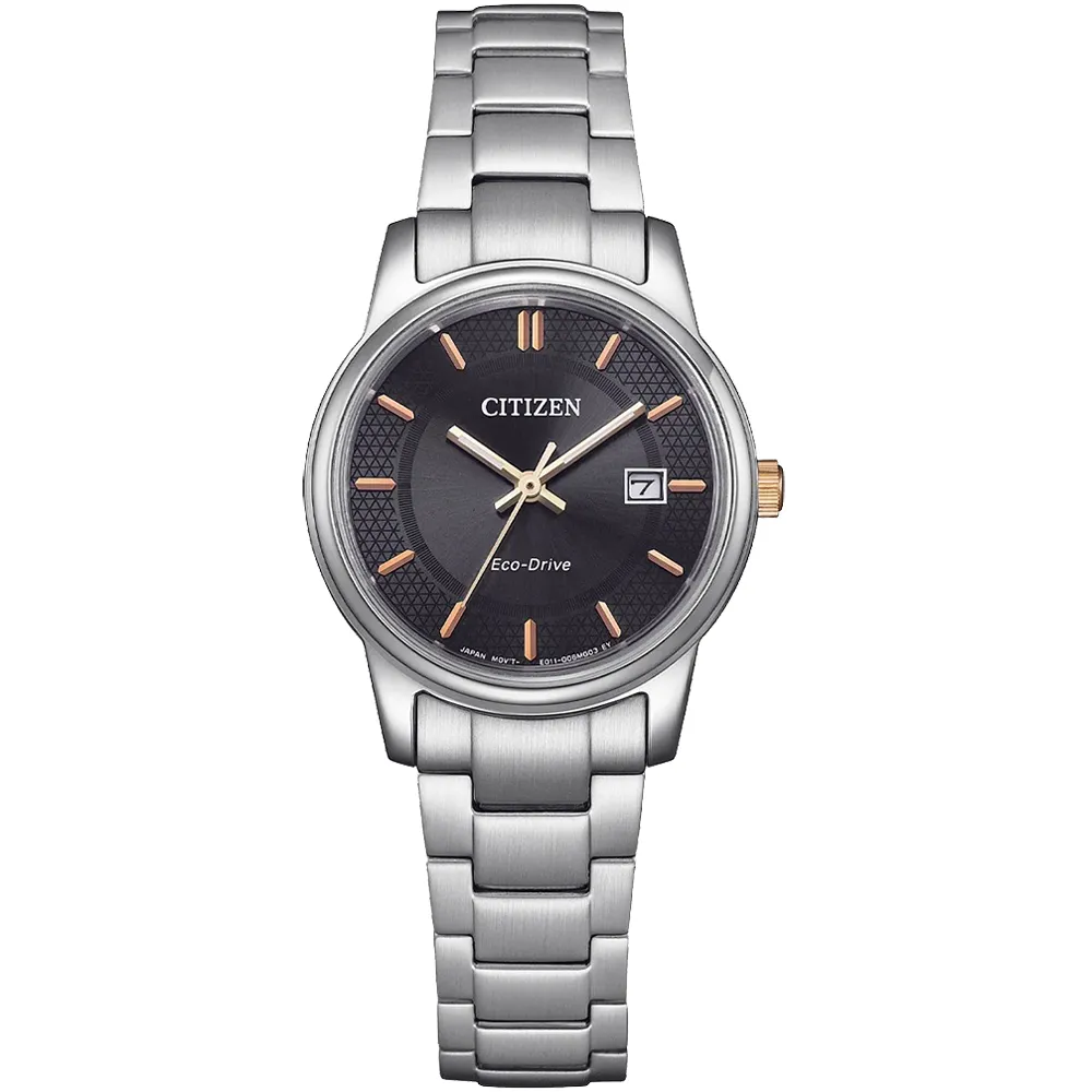 CITIZEN 星辰 光動能都會時尚女錶/全黑/27.5mm/EW2316-79E 歷史價格詳細信息
