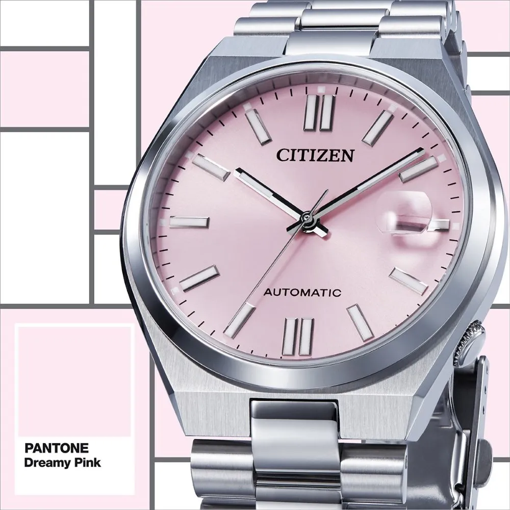 CITIZEN 星辰 PANTONE 限定款復古機械錶/沉穩綠/40mm/NJ0158-89Z 歷史價格詳細信息