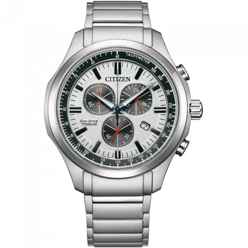 CITIZEN星辰錶 光動能三眼計時鈦金屬男錶-銀x黑/42mm(CB5020-87E)代言人廣告款 歷史價格詳細信息