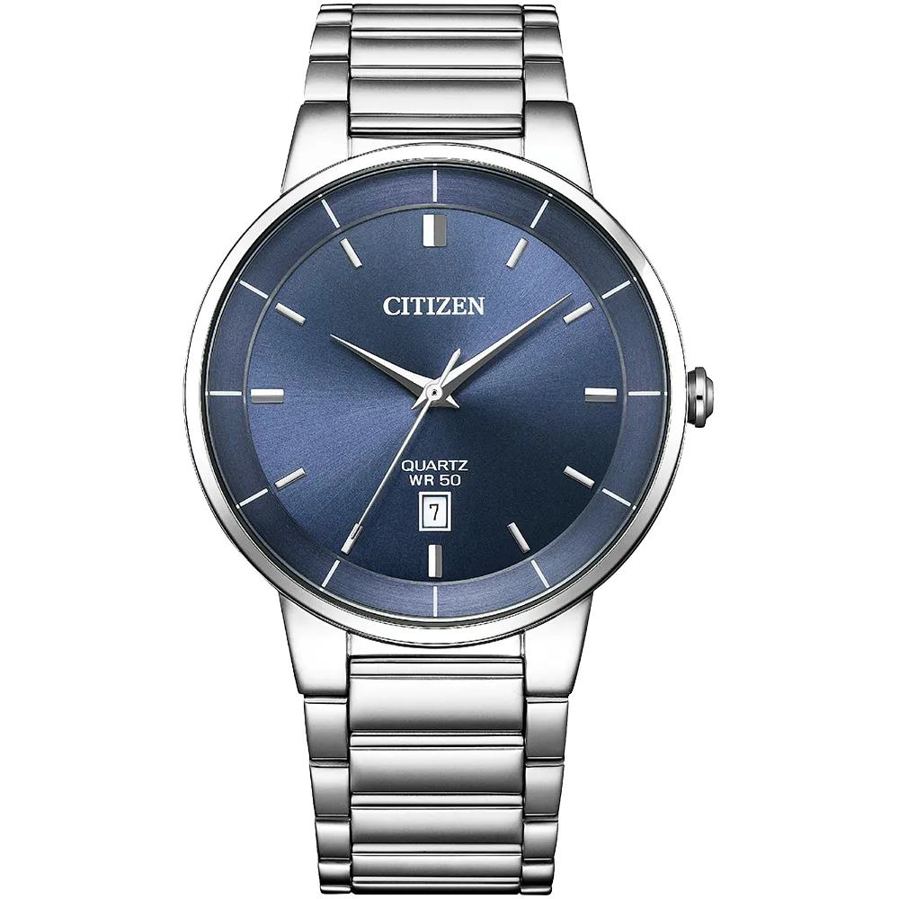 CITIZEN 星辰表 / BI5100-58E /礦石強化玻璃 日本機芯 日期 不鏽鋼手錶 黑色 41mm 歷史價格詳細信息