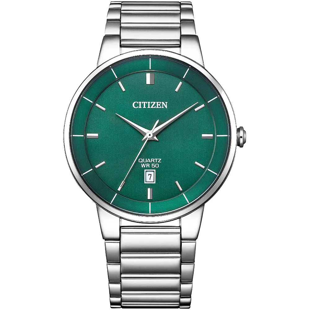 CITIZEN 星辰表 / BI5100-58E /礦石強化玻璃 日本機芯 日期 不鏽鋼手錶 黑色 41mm 歷史價格詳細信息