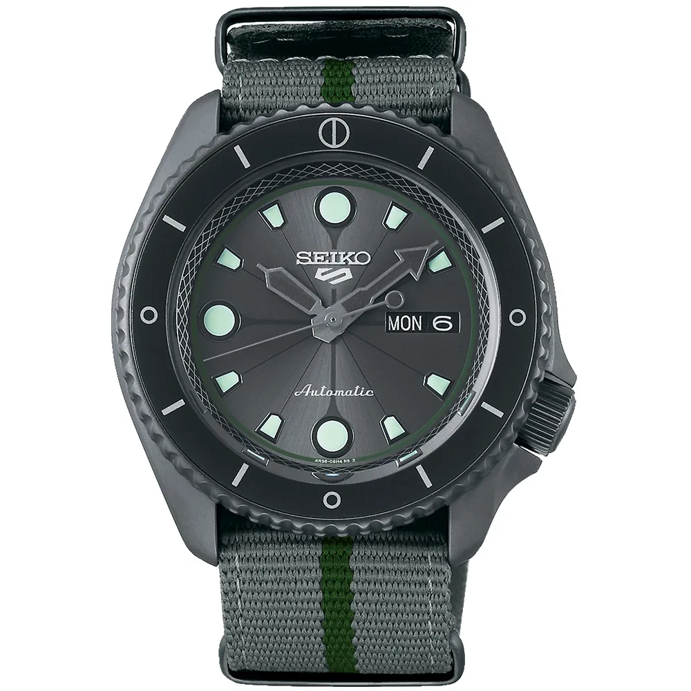 【SEIKO 精工】火影忍者NARUTO聯名機械錶-鹿丸(4R36-09G0H/SRPF75K1) 歷史價格詳細信息