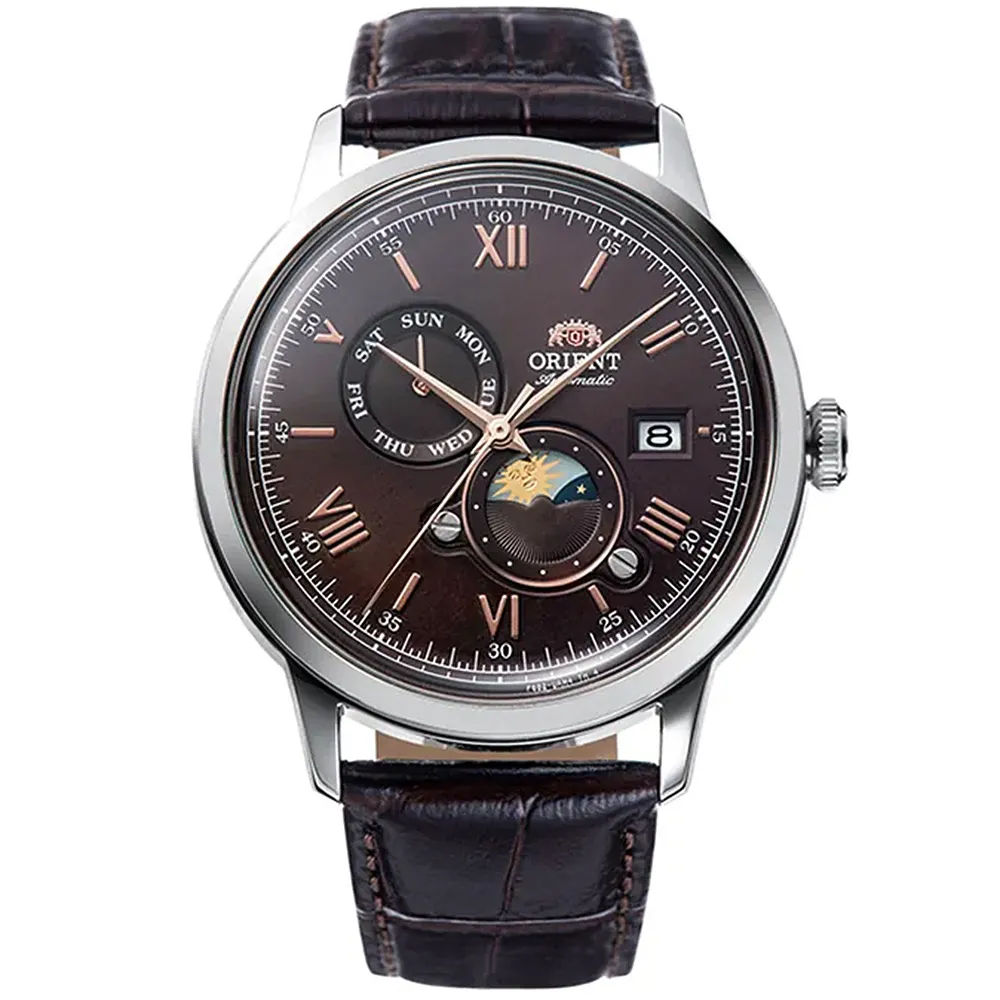 ORIENT 東方 Sun & Moon 系列 日月相機械錶-42.5mm RA-AK0009T 歷史價格詳細信息