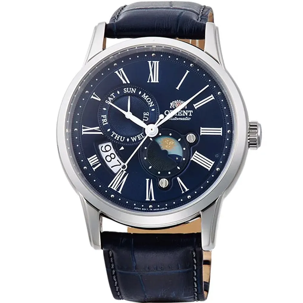 ORIENT 東方 Sun & Moon 系列 日月相機械錶-42.5mm RA-AK0009T 歷史價格詳細信息