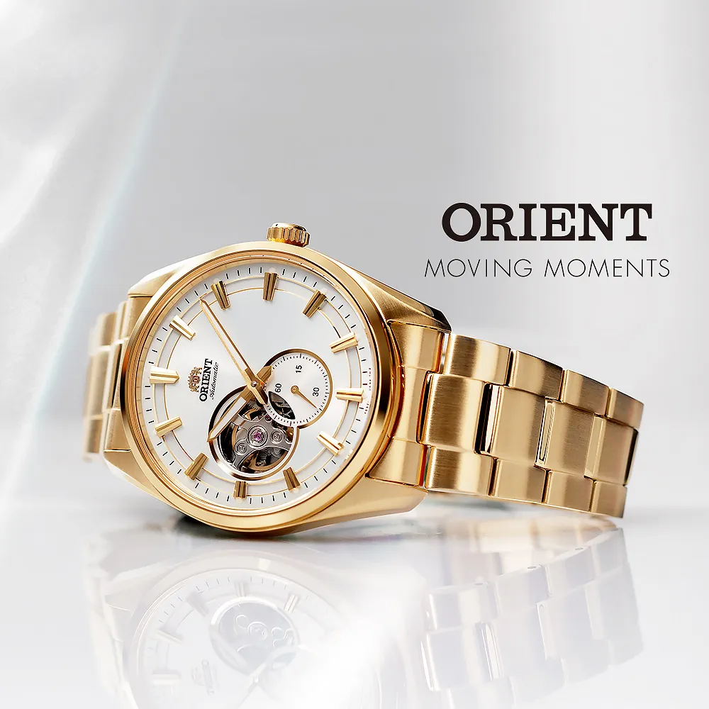 ORIENT 東方錶 SEMI-SKELETON系列 半鏤空機械錶 皮帶款 FAG02005W 銀色 - 41mm 歷史價格詳細信息